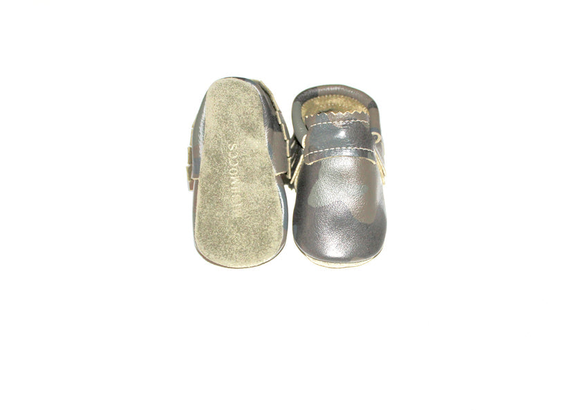 Green Camo Infant Moccs