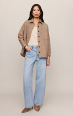 Z Supply Greyson Scoop LS Tee Chalk ZT263370 - Womens Western Fashion Style