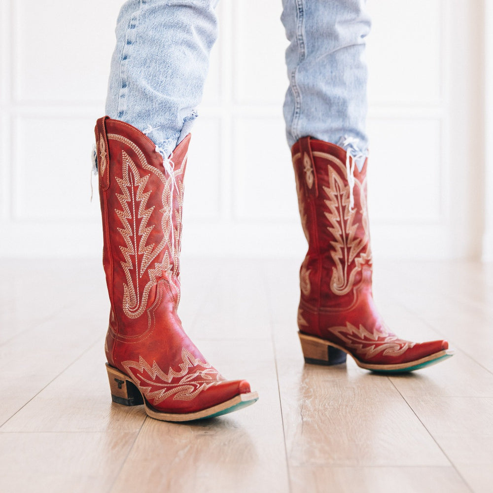 Lane Lexington Western Boots in Smoldering Ruby
