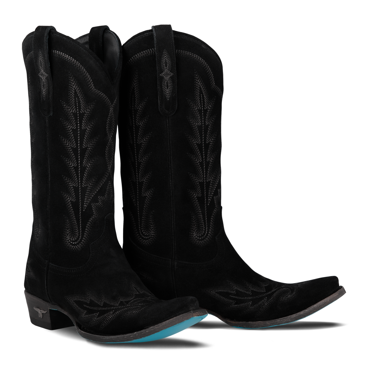 Lane Lexington Boot In Soft Black Suede