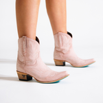 Lane Lexington Bootie in Blush at boltranchstore a perfect bootie for a skirt, western pants or dress.