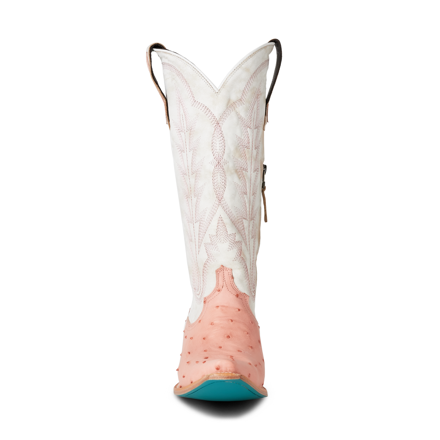 Lane Lexington Skylight Ostrich Boot in Blush