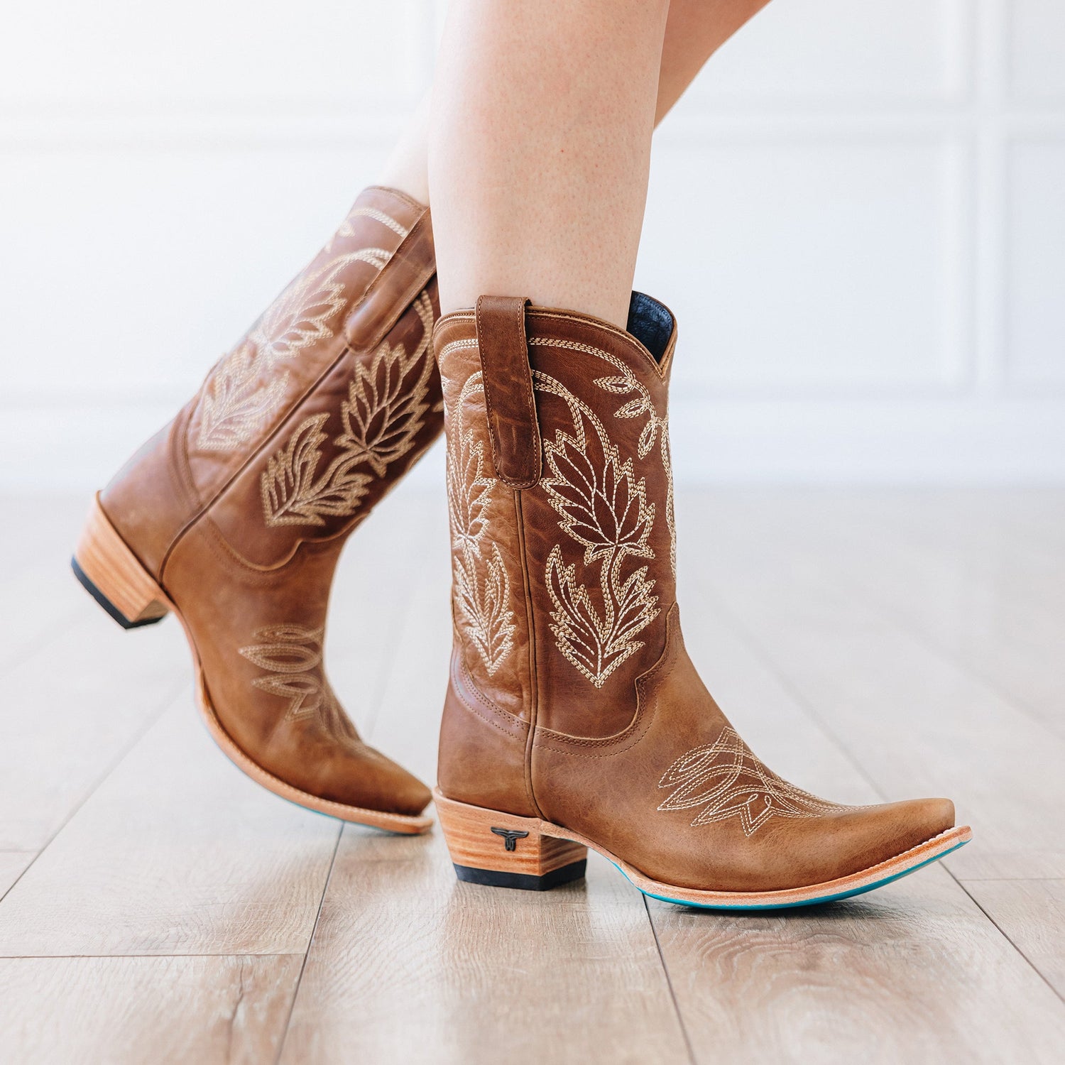 Lane Sandaga Midi Boot In Desert Clay