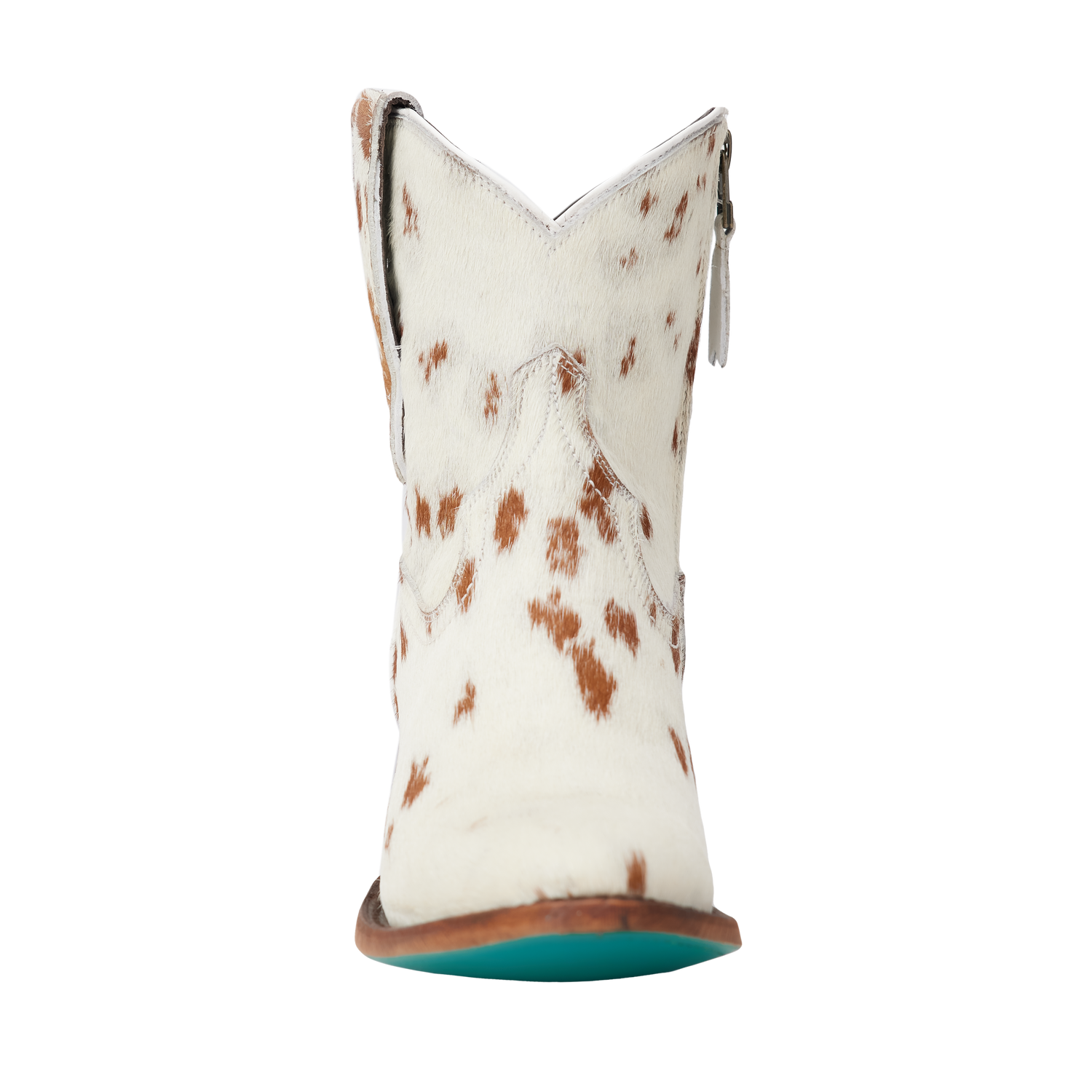 Lane Plain Jane Bootie in Cowpoke womens ankle boot cowhide authentic zipper at Boltranchstore.com womens cowboy boots