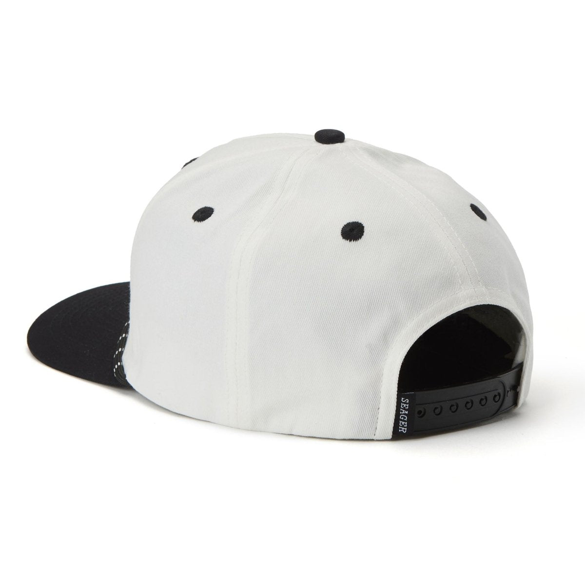 Rodeo mens western clothing western boutique Utah Los Rios Canvas Snapback Cream Black SKU MHSP25LOSRIBCRM Boltranchstore.com free shipping
