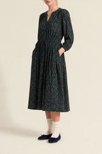 Trovata Sylvie Dress Marin Ditsy multi tiered skirt layers creating movement and drama western fashion cowgirl