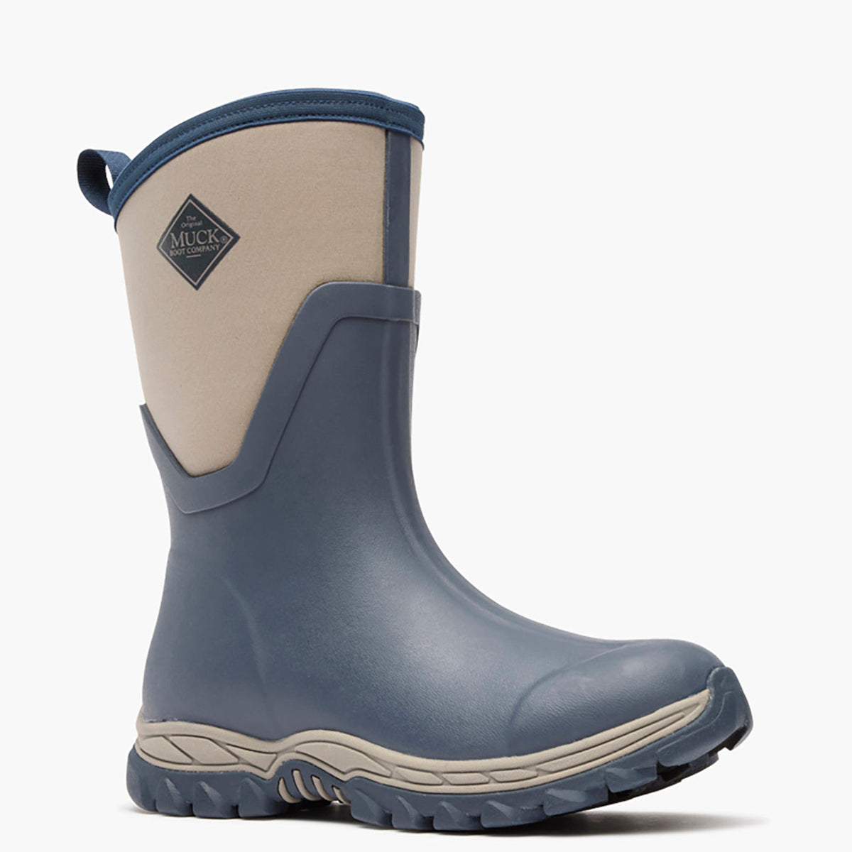 Muck Boots Arctic Sport II Womens 12 Inch Insulated Short Boot India Ink 12 inch short shaft silhouette with stretch fit topline binding