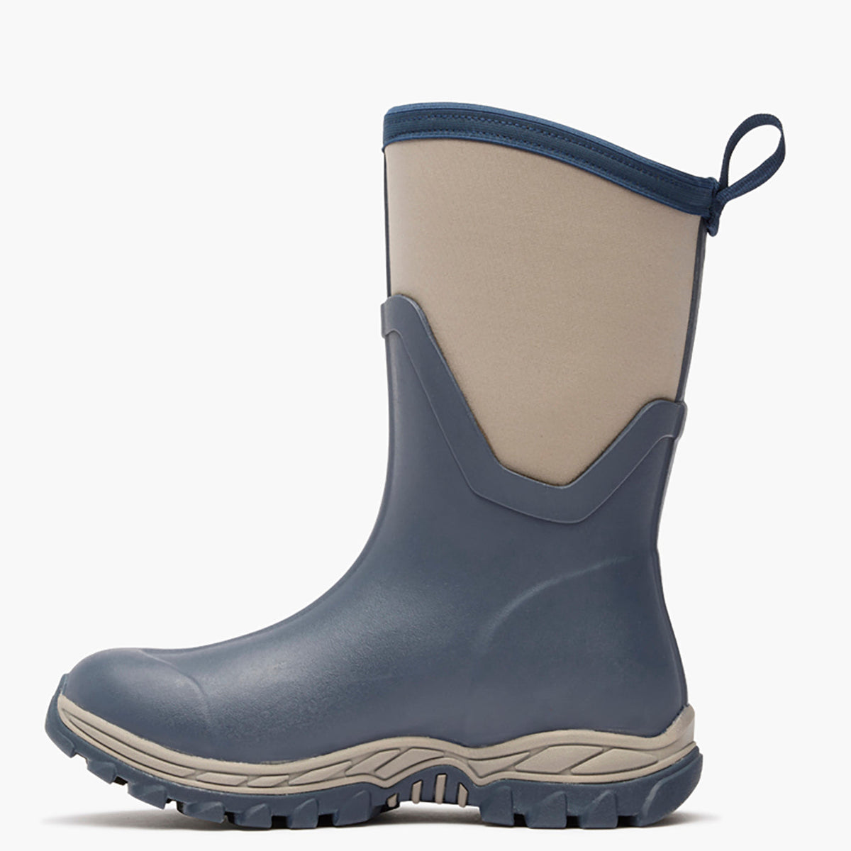 Muck Boots Arctic Sport II Womens 12 Inch Insulated Short Boot India Ink 5mm neoprene bootie rated for conditions as low as minus 40 degrees