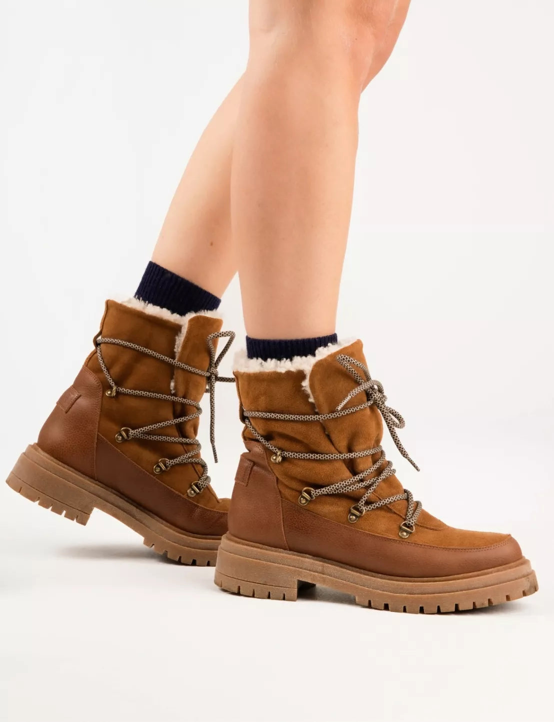 Penelope Chilvers Mountaineer Suede Boot european style winter womens boot Boltranchstore.com Free Shipping
