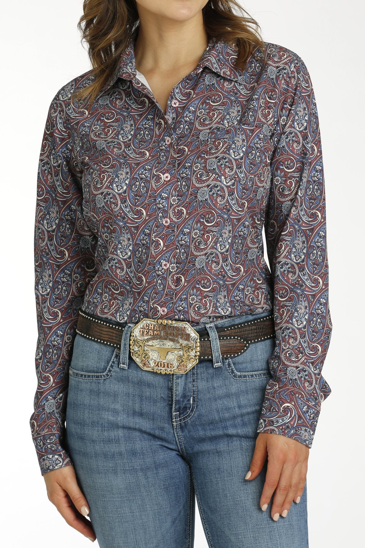 Cinch Womens LS ArenaFlex Button Down Shirt