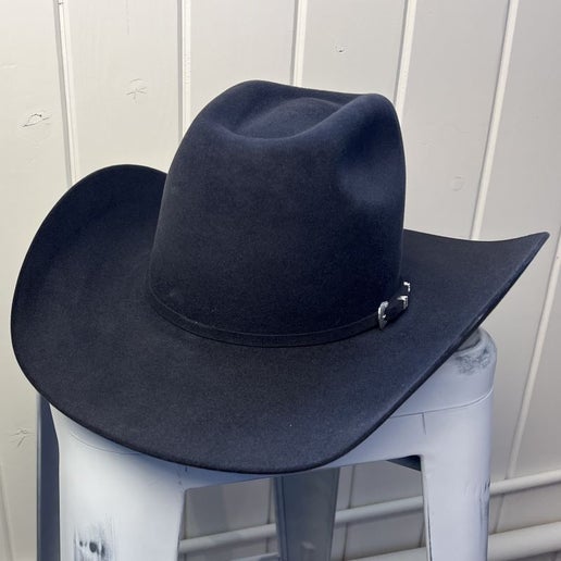 Serratelli 8X Vegas Felt Wide Brim Cowboy Hat - Charcoal