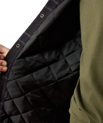 Ariat Boys Retro Shirt Jacket Charcoal Plaid western yoke and chest pocket details with Ariat branding Kamas