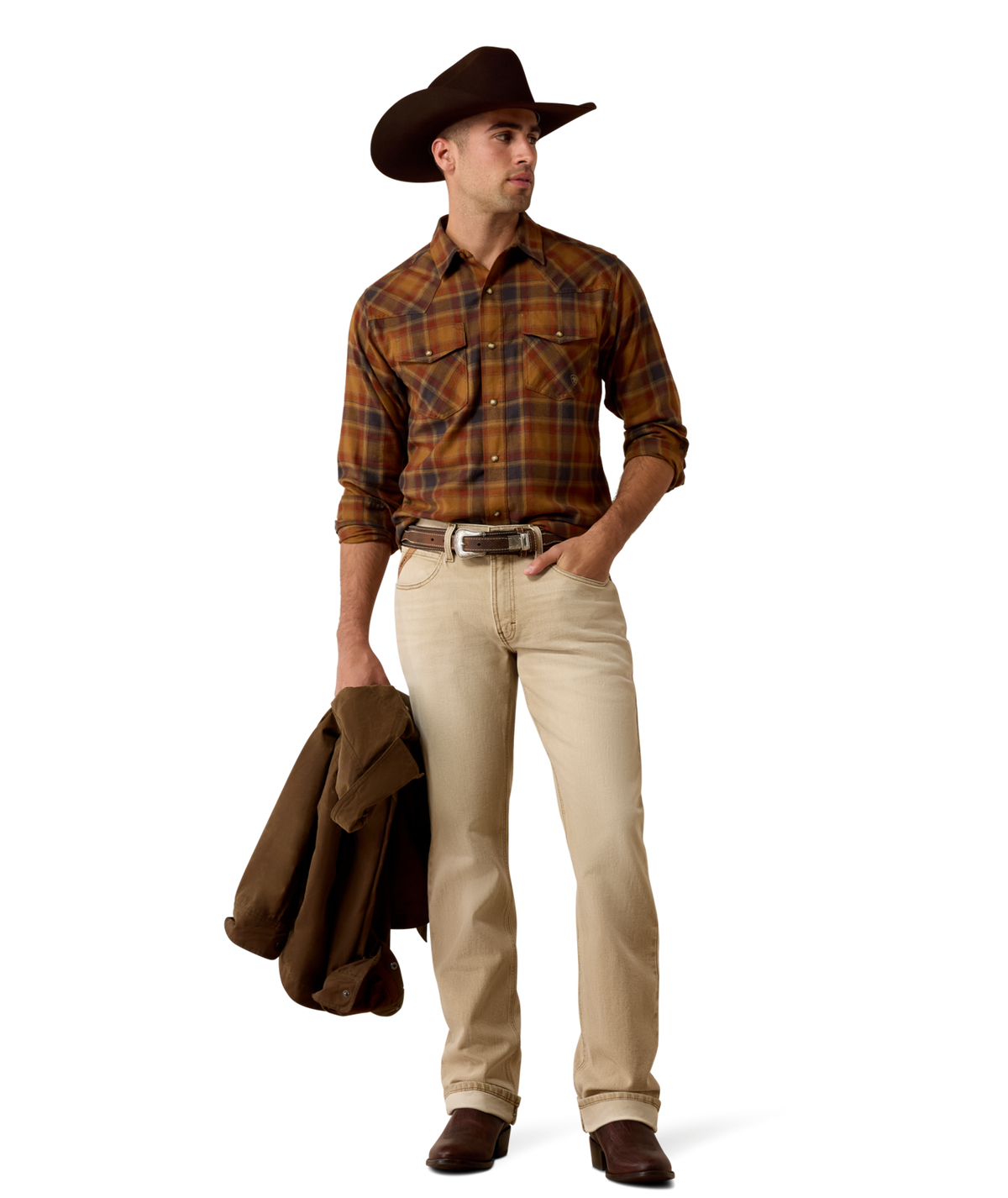 Ariat Mens M4 Relaxed Grizzly Boot Cut Jeans everyday western jean from the ranch to the rodeo Park City
