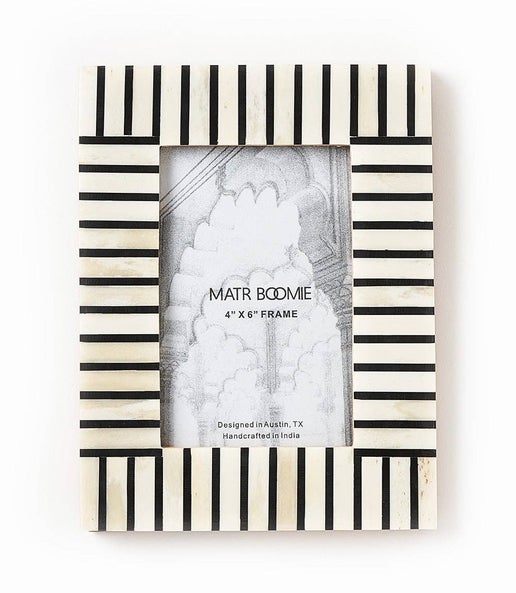 Matr Boomie - Naysha Frame - Stripes 4" x 6"