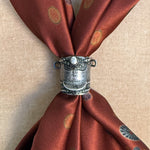 Fringe Slide Saddle Tramp holds a wild rag snug at the collar ranch wear