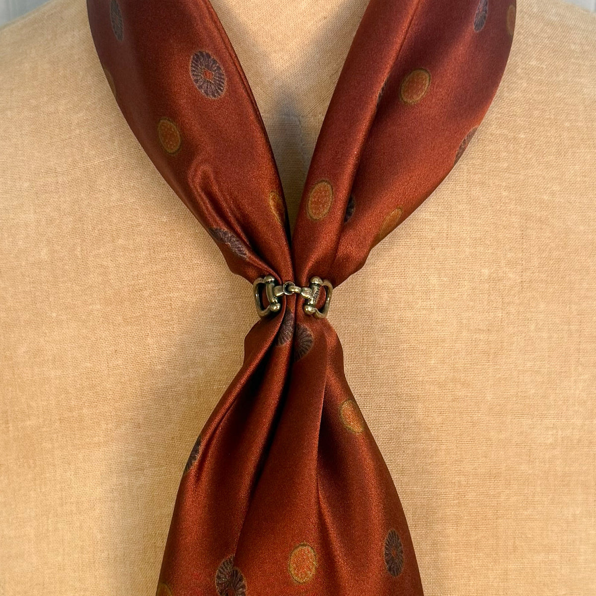 Fringe Scarf Ring Snaffle Bit Infinity one by one inch ring size rodeo