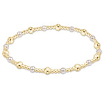 enewton Sincerity Gold Pearl 4mm Bracelet white crystal pearls alternating with gold filled beads womens western boutique Utah SKU BSINGPE4