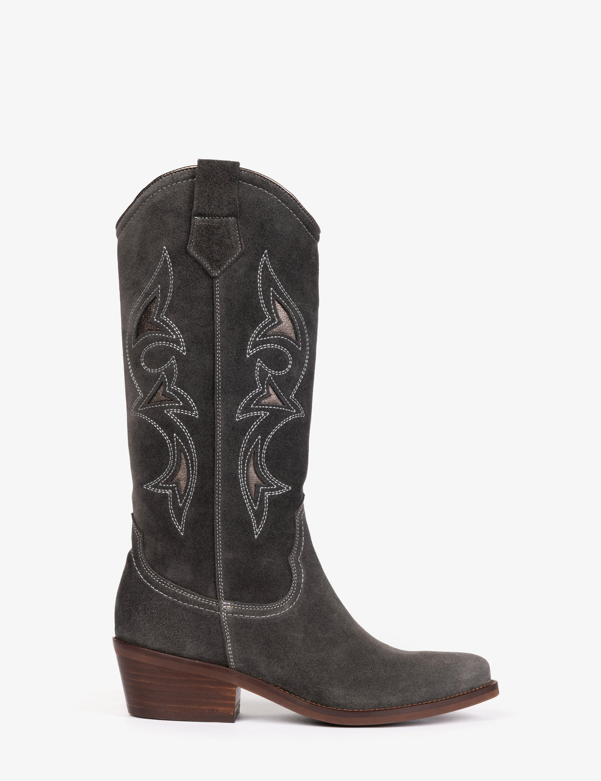 Penelope Chilvers Goldie Paloma Suede Boot Paloma cut out design through the shaft