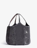 Penelope Chilvers Pillow Paloma Bag Paloma cut outs shaped like dove wings over a metallic underlay