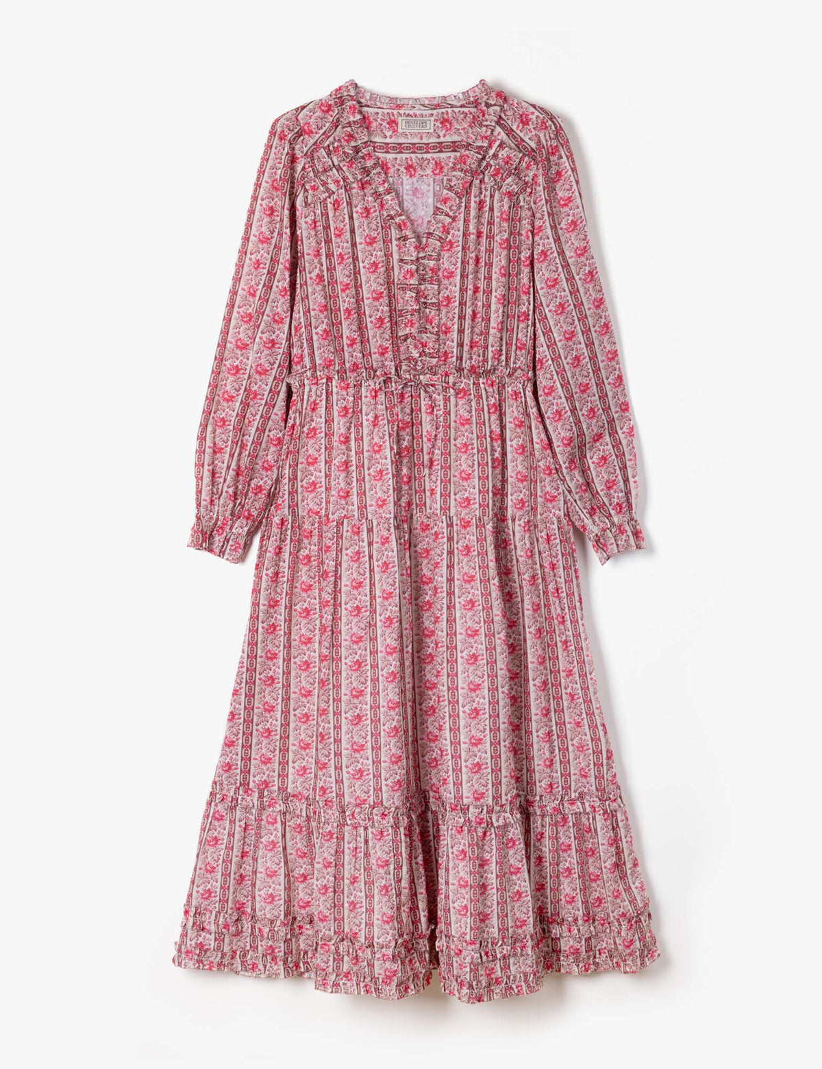 Penelope Chilvers Vilanova Dress pink prairie print cotton dobby midi dress womens western boutique Utah SKU 0D0912200003B0704Y