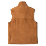 Madison Creek Outfitters Pitkin Sheepskin Vest Tan handcrafted in the USA from genuine lambskin shearling Park City