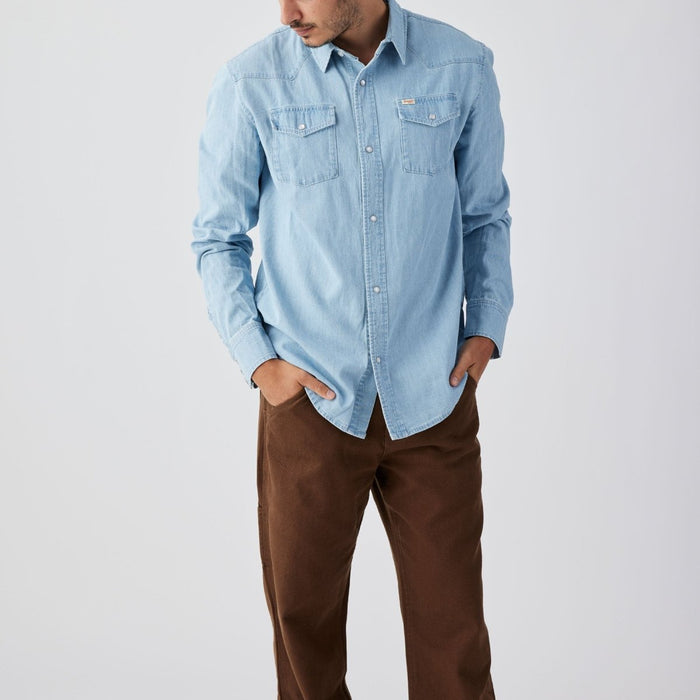 Seager Reagan Pearl Snap EVERYDAYWEAR free shipping at boltranchstore.com mens denim shirt seager western wear outdoor surf brand  mens western shirt denim rodeo outfit