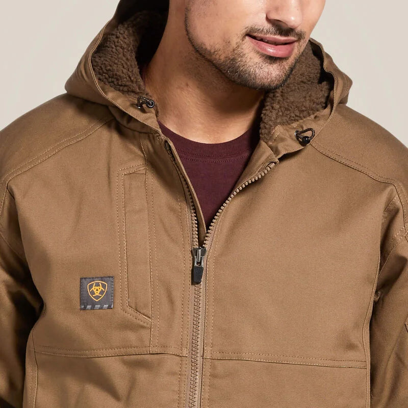 Ariat Mens Rebar DuraCanvas Jacket - Field Khaki