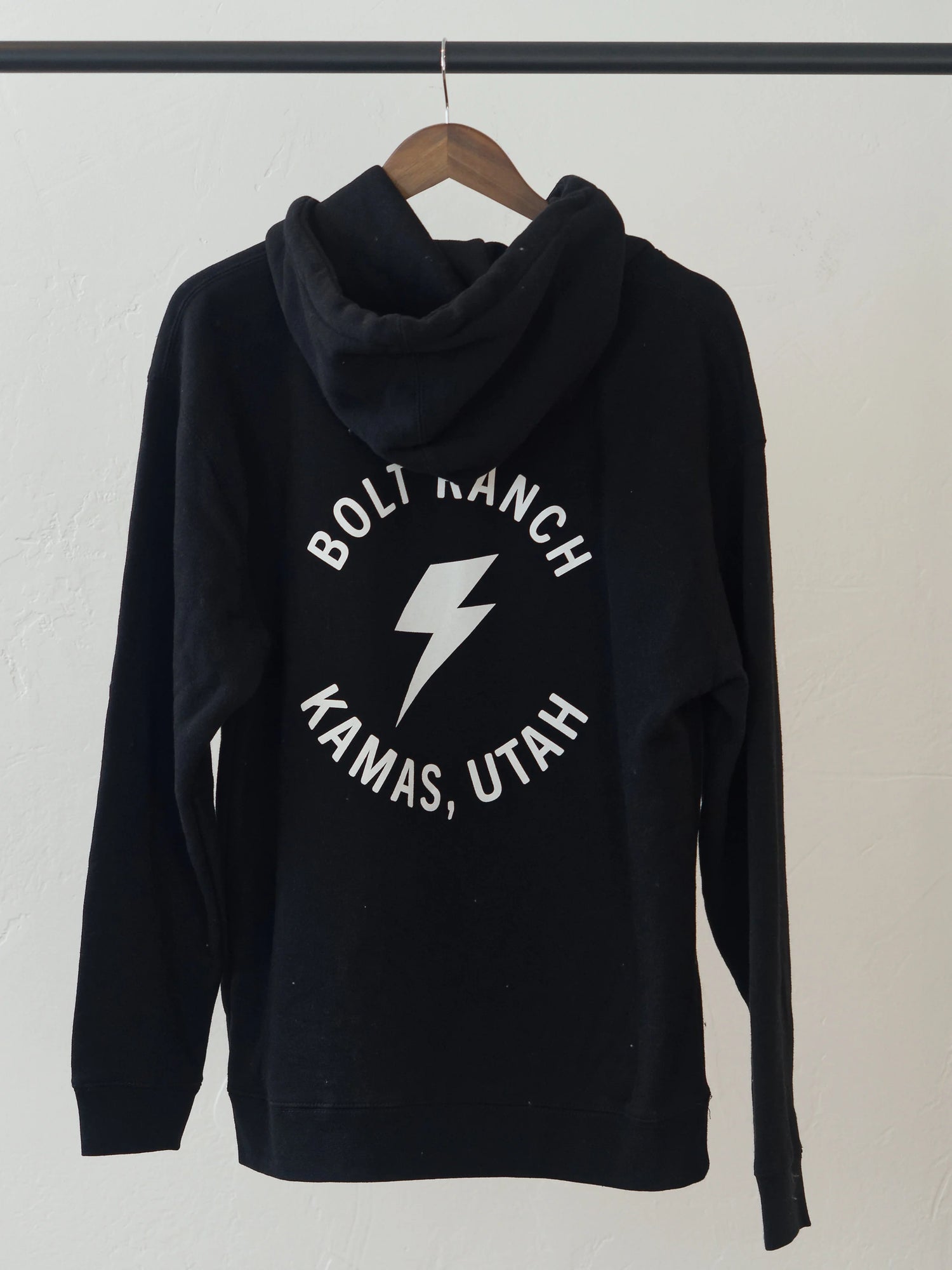 Bolt Ranch Adult Hoodie - Pitch Black