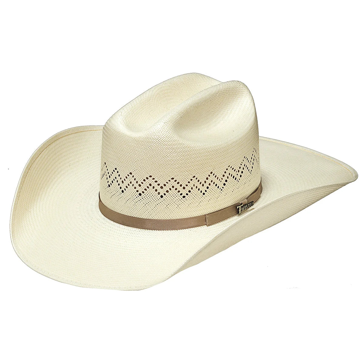 Twister Shangtung 30X Straw Cowboy Hat - Natural