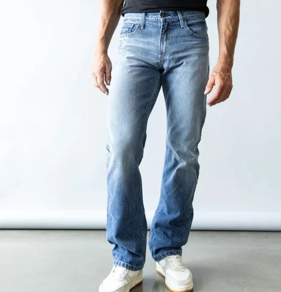 Kimes Mens James Mid Wash Jeans