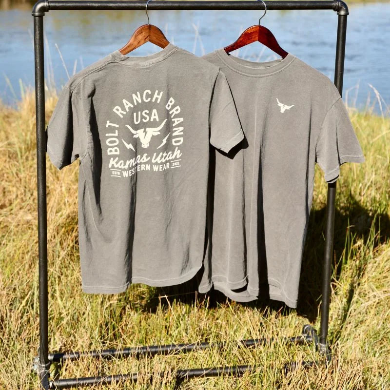 Bolt Ranch Wilderness Collection - SS T-Shirt Granite