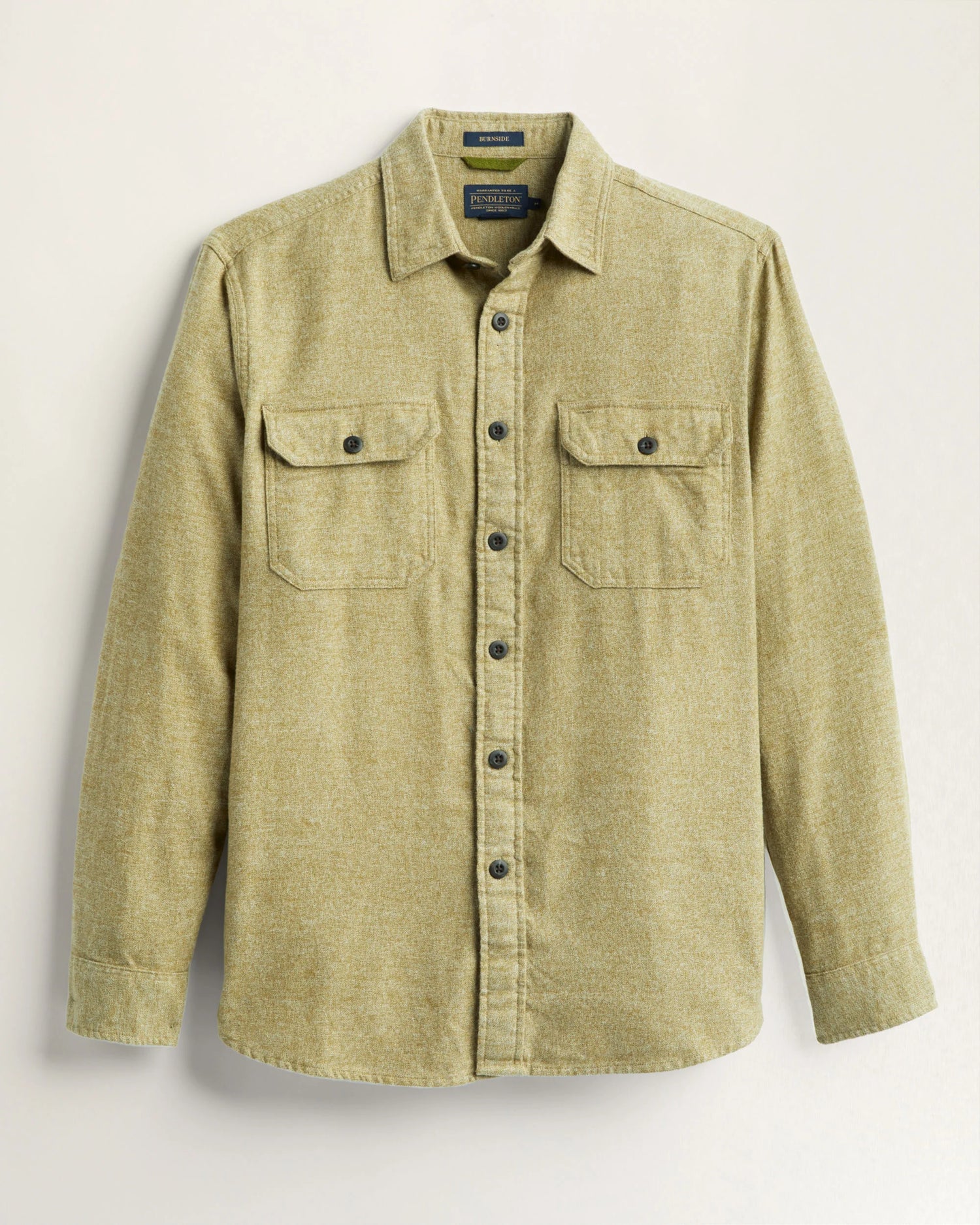 Pendleton Mens Burnside Flannel Solid Shirt