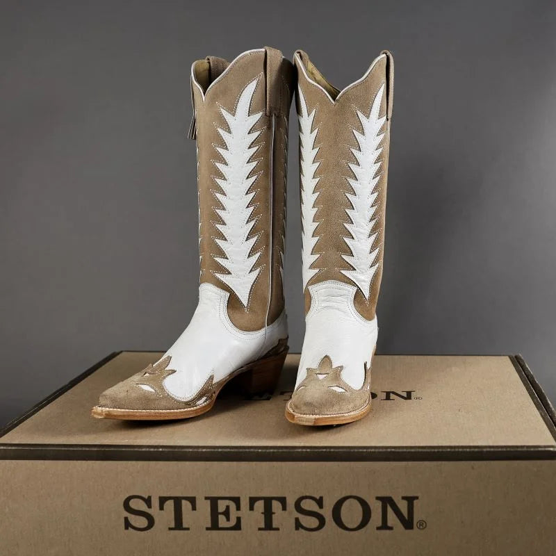 Stetson Beth Womens Snip Toe Boot - Tan