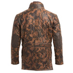 Madison Creek Outfitters Sedona Waxed Goat Suede Leather Camo Jacket belted adjustable back for a tailored fit ranch wear