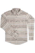 Mens western clothing Utah rodeo Boquillas Long Sleeve Shirt Mesilla Chevron Limestone SKU SPCS522F13J Boltranchstore.com free shipping