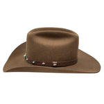 Stetson Payton Wool Felt Hat Mink cattleman crown with a three and three quarter inch brim