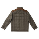 Madison Creek Outfitters Shelby Lightweight Quilted Nylon Jacket Loden microsuede back yoke on a water and wind resistant shell Park City