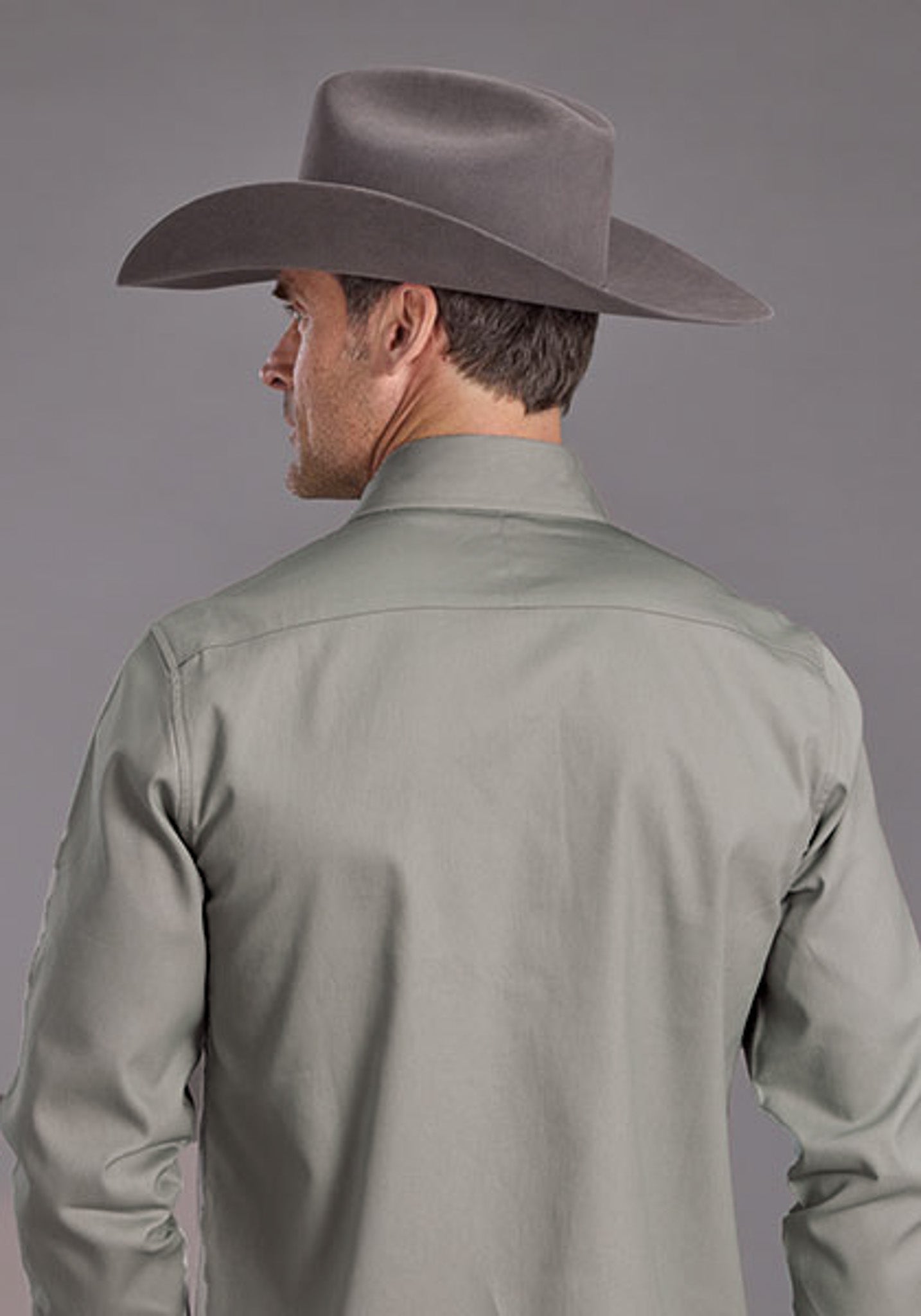 Stetson Mens Brushed Twill Shirt