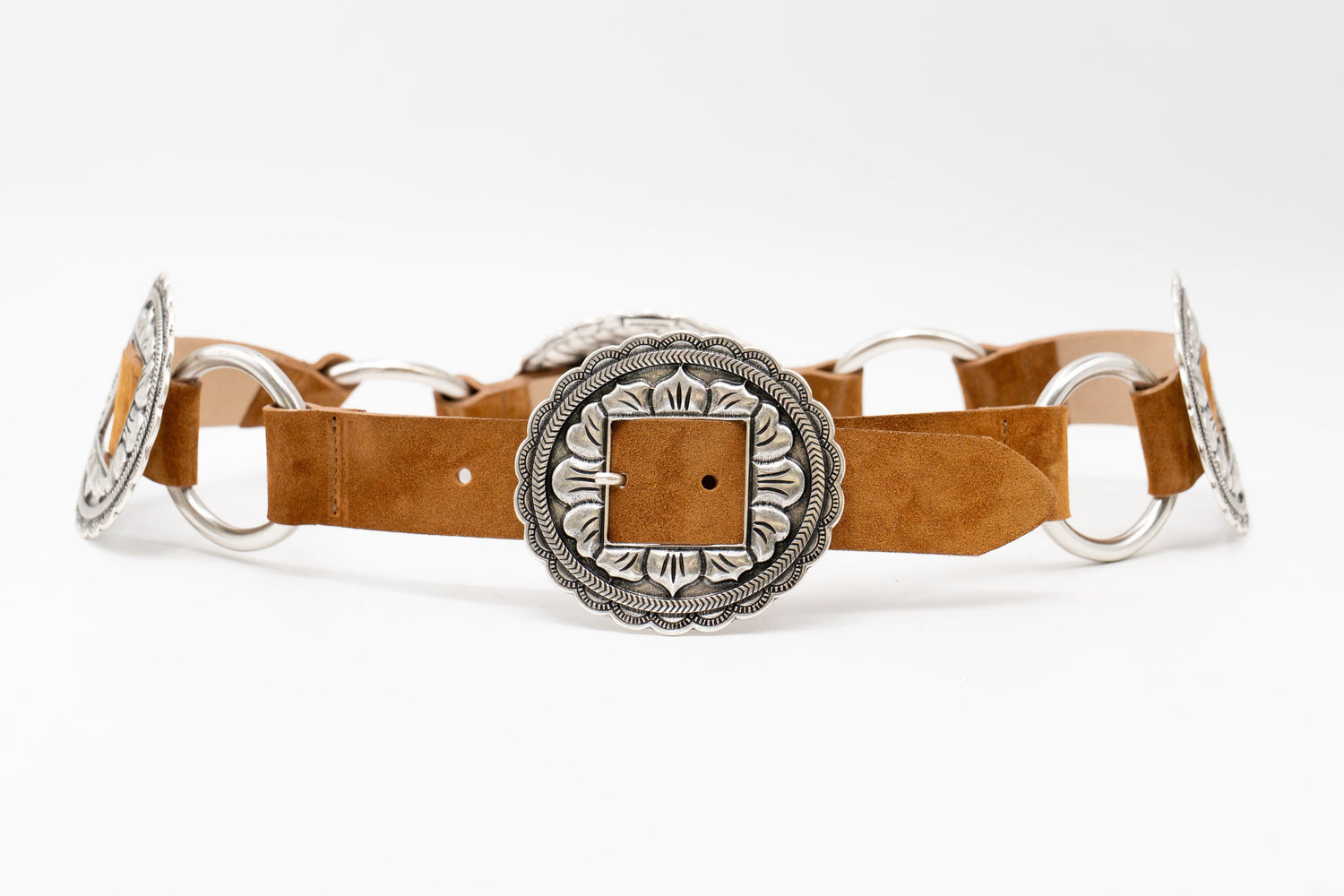 Lilienne Belt Silver Buckle Set
