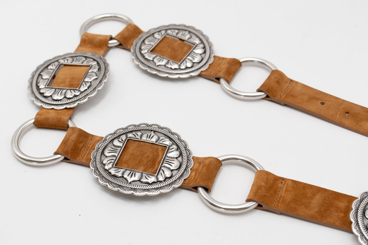 Lilienne Belt Silver Buckle Set