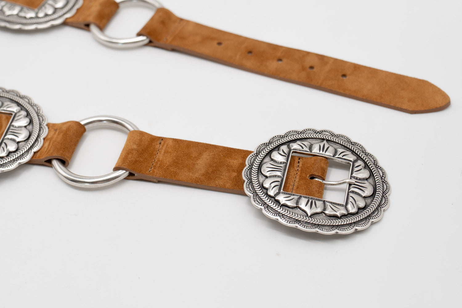 Lilienne Belt Silver Buckle Set