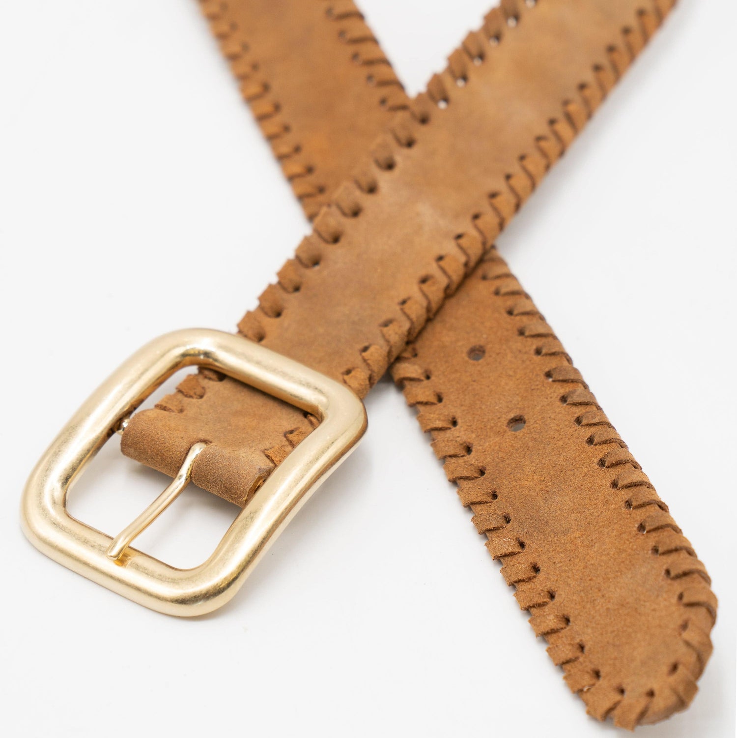Womens Arabella Whipstitched Belt