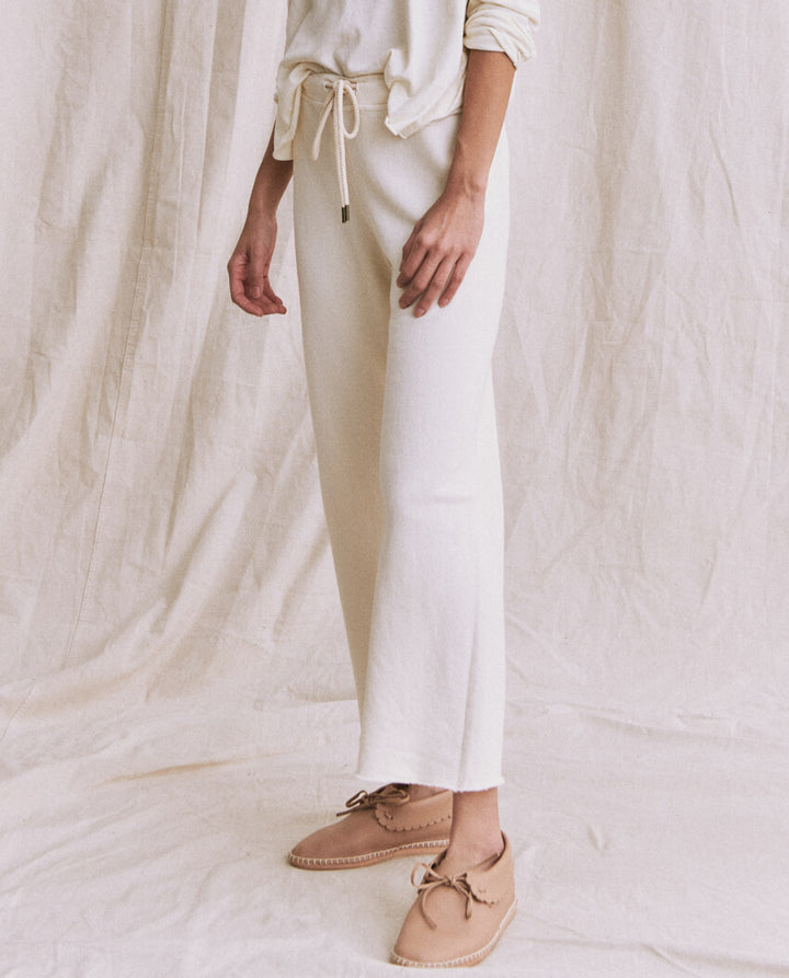 The GREAT Wide Leg Cropped Sweatpant