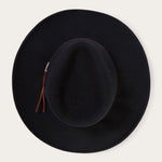 Stetson Bozeman Outdoor Hat Black naturally water resistant wool for rain and snow