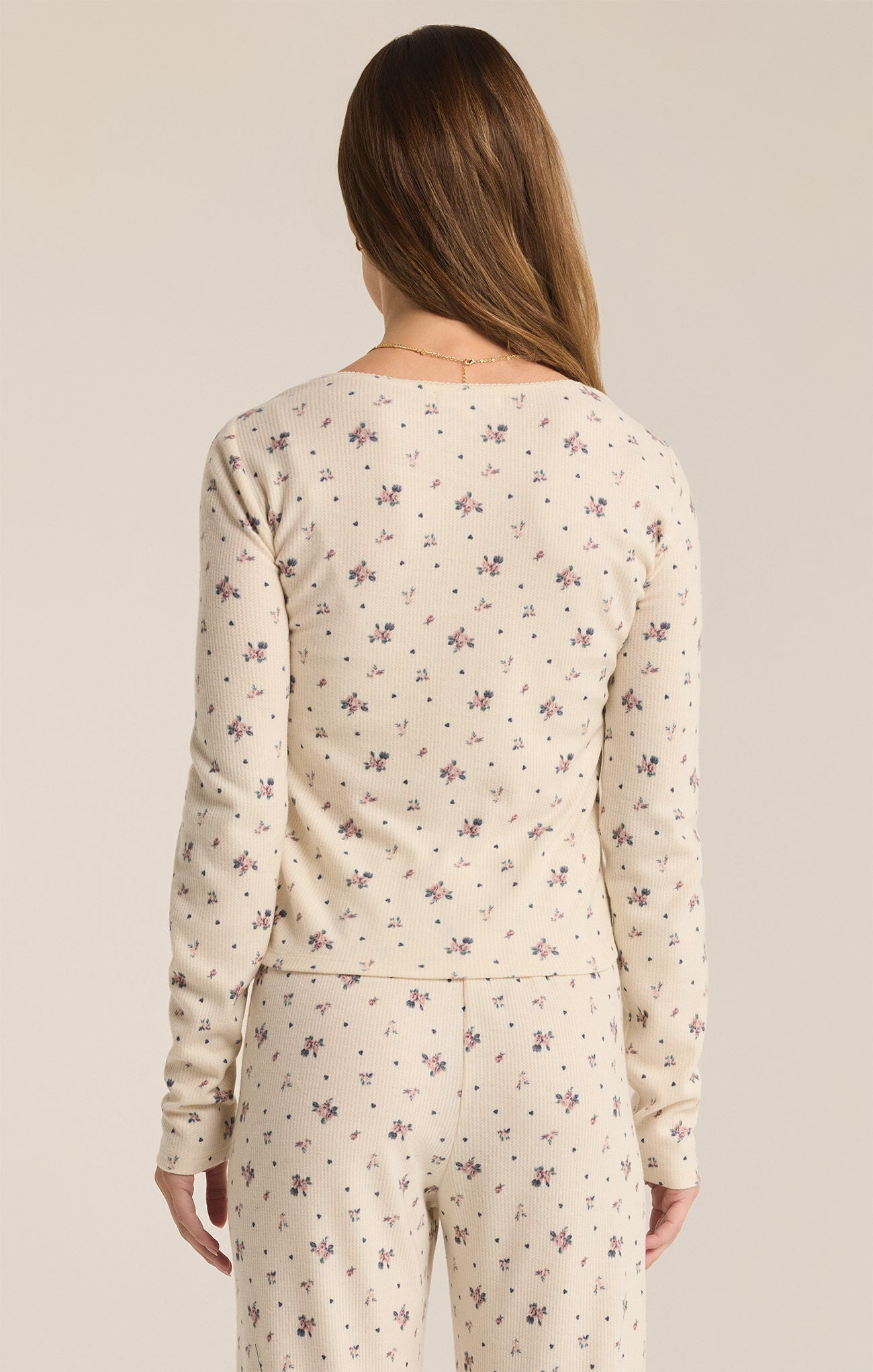 Tess Rosebud Long Sleeve Top