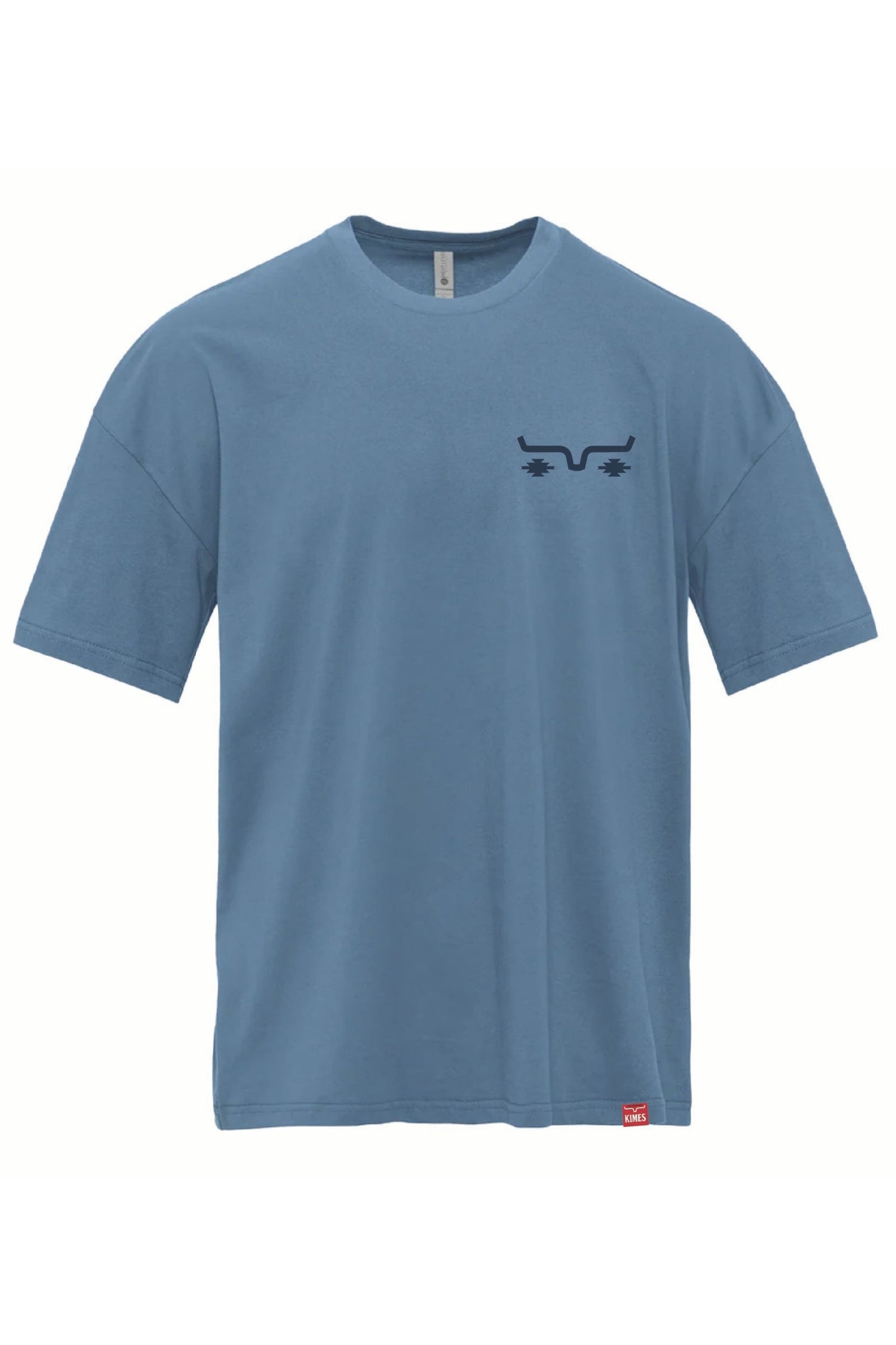 Kimes Mens Cavell T Shirt in Blue Jean