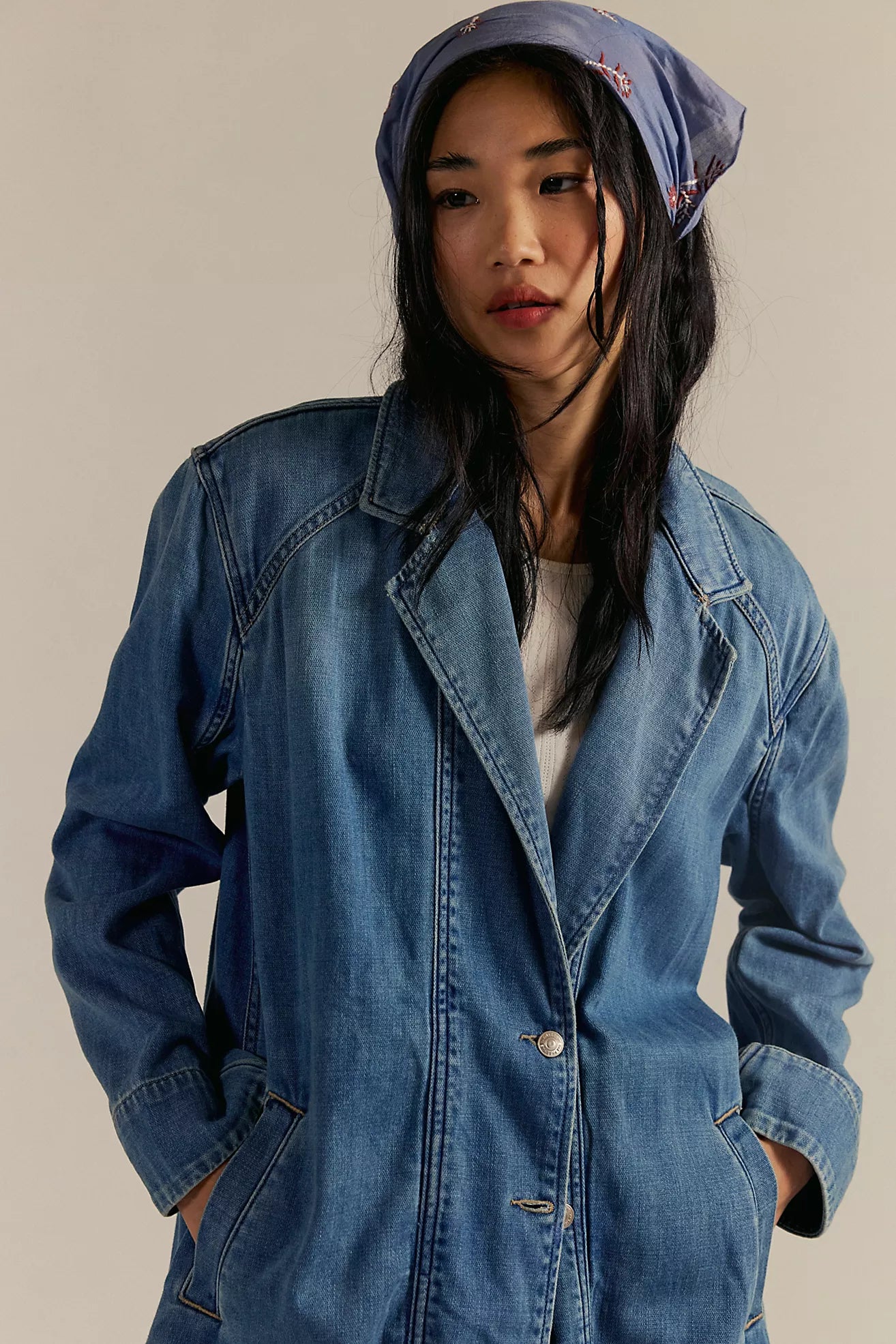 We The Free Monique Indigo Duster