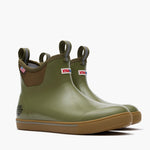 XTRATUF Mens Ankle Deck Boot Pro Legacy Moss assembled in the USA work boot for barn chores mud and snow Kamas